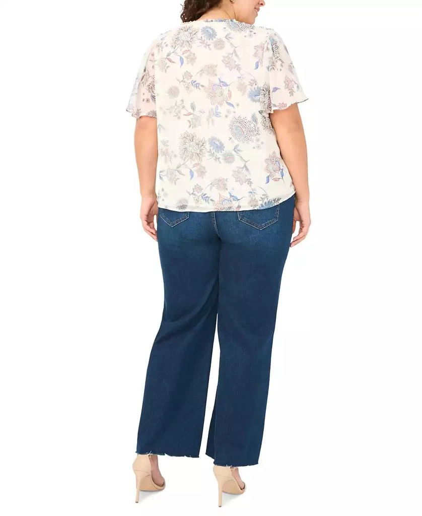 Vince Camuto Plus Size V-Neck Princess Sleeve Top 4