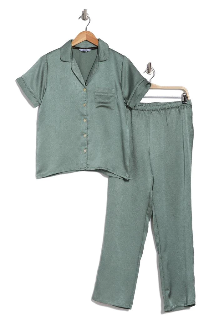 Nicole Miller Hammered Satin Pajamas 3