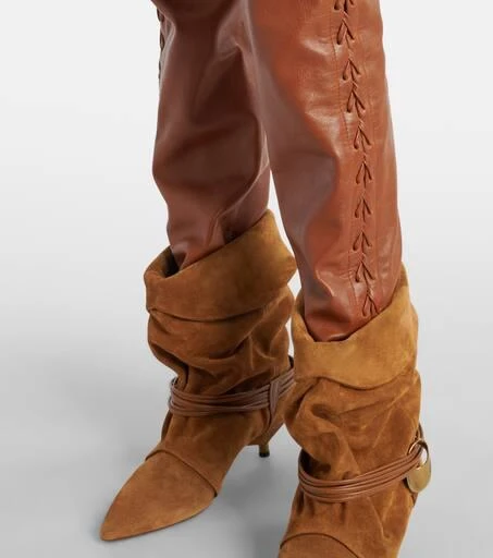 Isabel Marant Cyerra leather slim pants 5