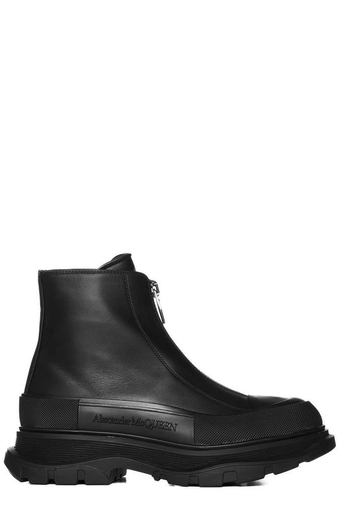 Alexander McQueen Alexander McQueen Tread Slick Zip Detailed Boots 1