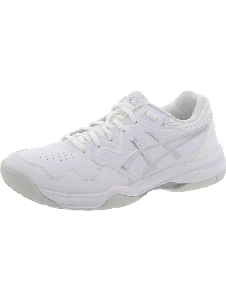 Asics Gel-Dedicate 7 Womens Faux Leather Performance Running & Training Shoes 4