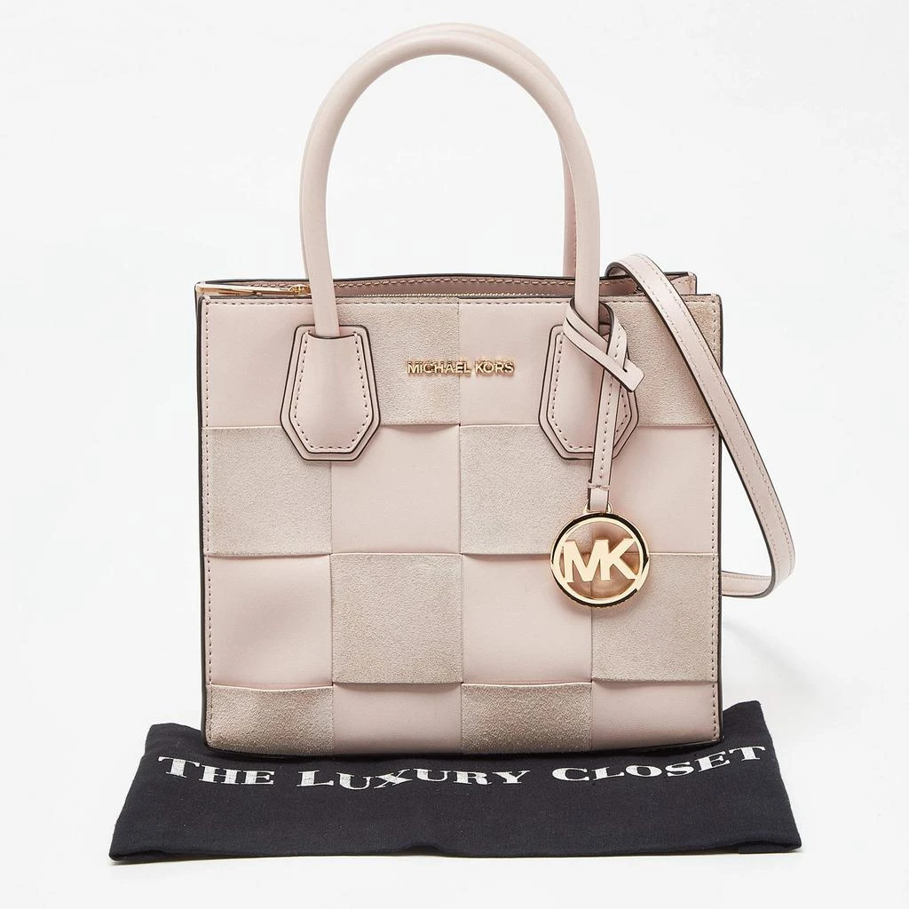 Michael Kors Michael Kors Light Pink Leather and Suede Mercer Tote 11