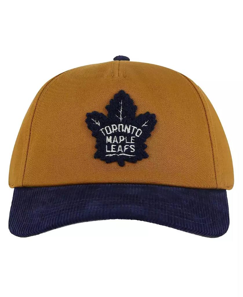 American Needle Men's Tan/Blue Toronto Maple Leaf's Burnett Adjustable Hat
