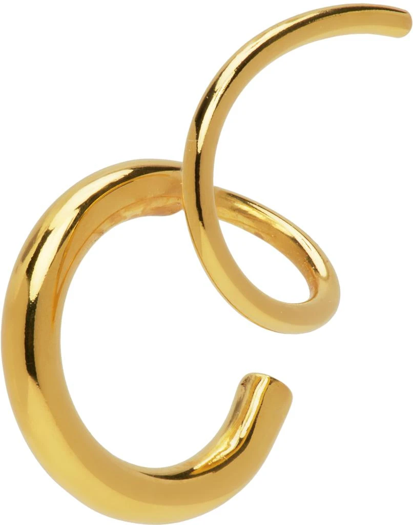 Maria Black Gold Dogma Twirl Earring 2