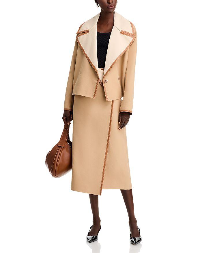 Lafayette 148 New York Reversible Wide Notch Lapel Jacket