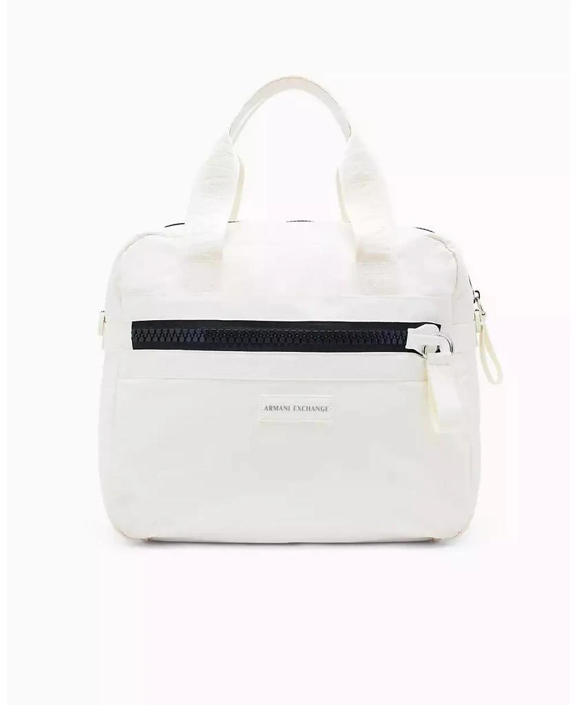 Armani Exchange Men
s White Edition Duffel Bag 6