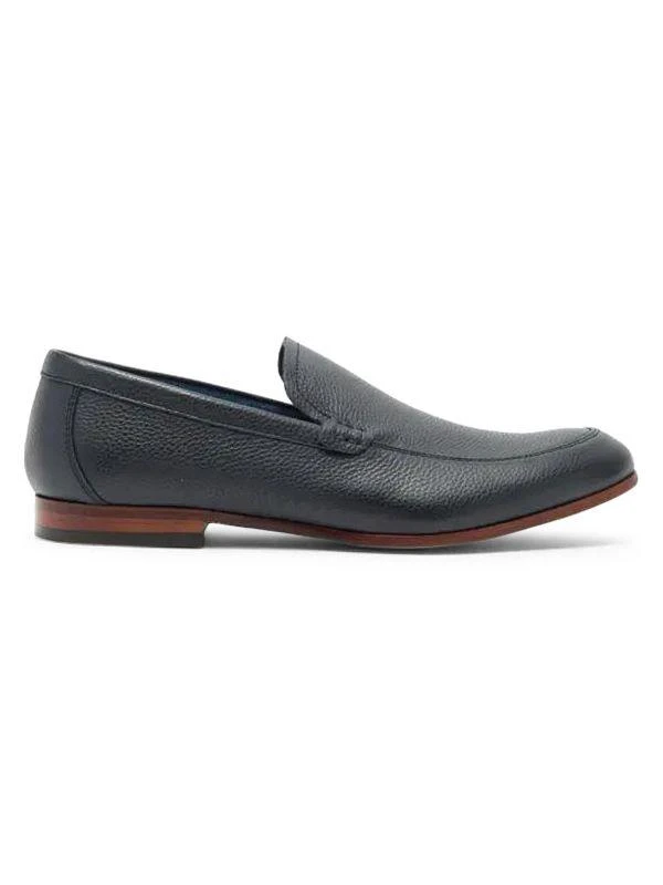 Paisley and Gray Leather Venetian Loafers 1