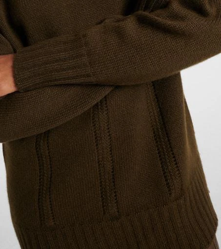 Tom Ford Waffle-knit cashmere and cotton sweater 5