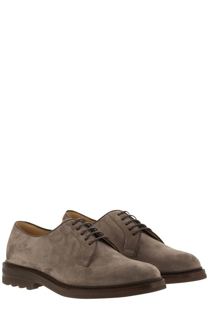 Brunello Cucinelli Brunello Cucinelli Round-Toe Lace-Up Derby Shoes 4