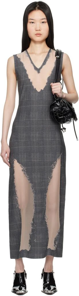 Diesel Beige & Gray D-Myliane Midi Dress 1