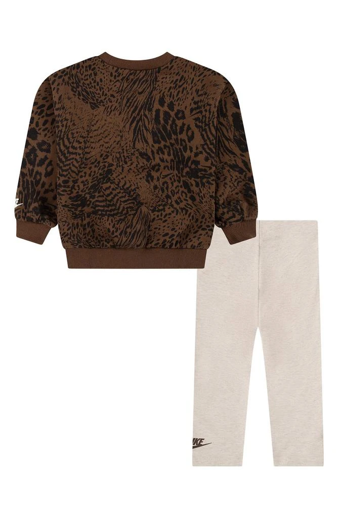 NIKE Kids' Home Swoosh Sweatshirt & Sweatpants Set