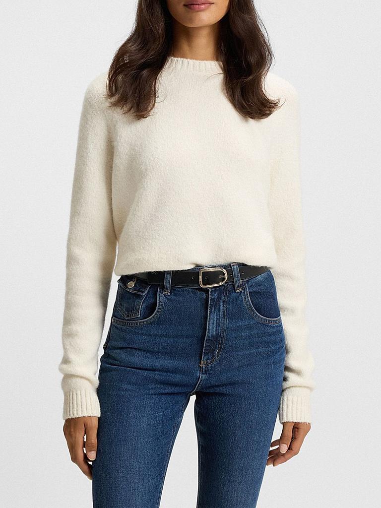 Hugo Boss Leather Belt with Gold-Tone Buckle