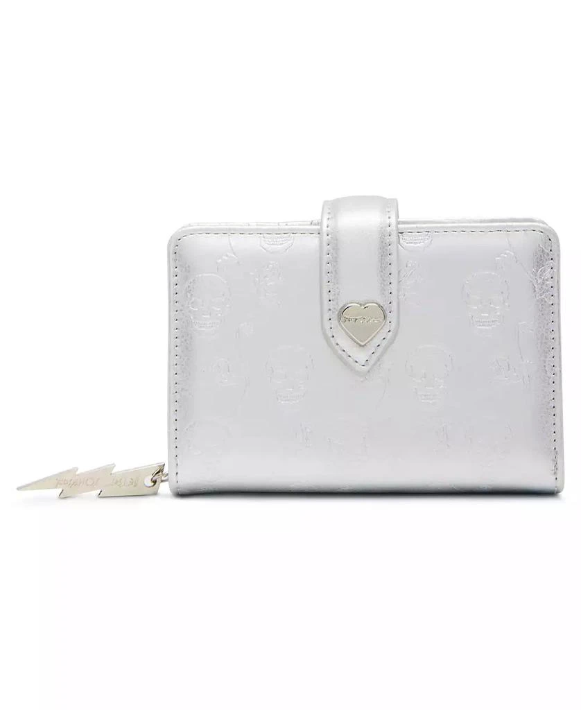 Betsey Johnson Skulls Roses Wallet 1