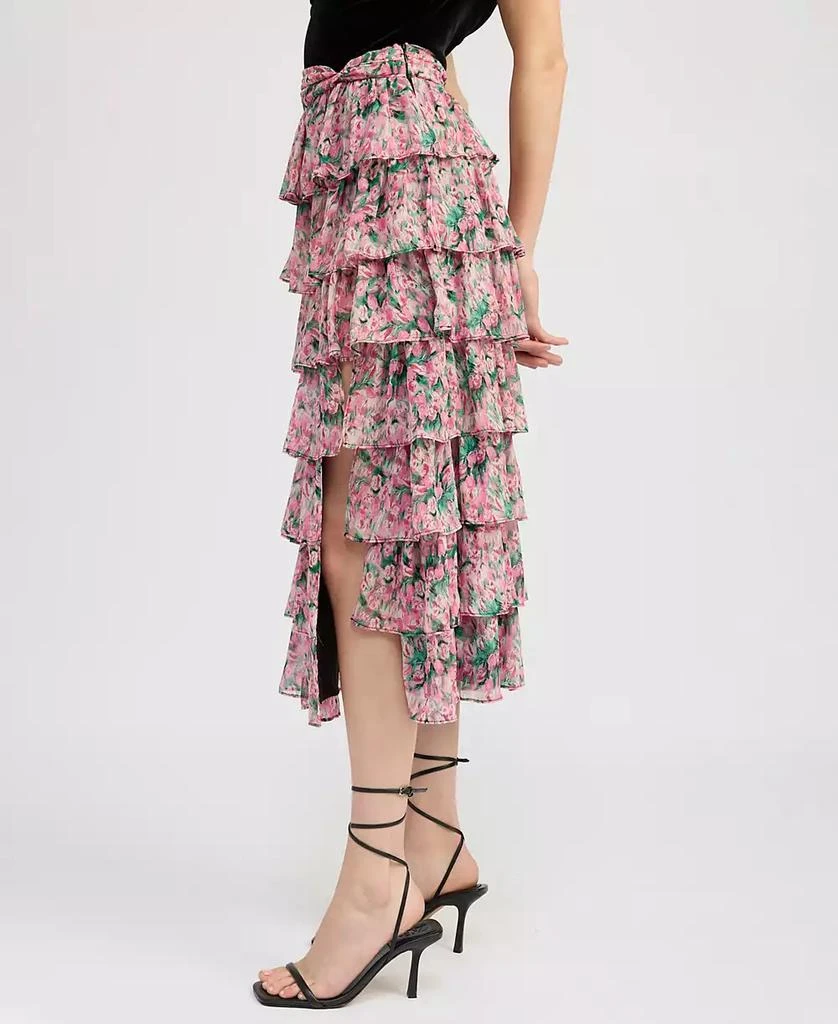 En Saison Women's Lyra Tiered Midi Skirt 3