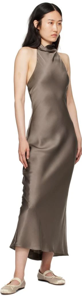 ANINE BING Brown Eliana Maxi Dress 4