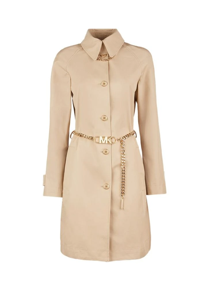 Michael Kors Cotton belted trench coat 1