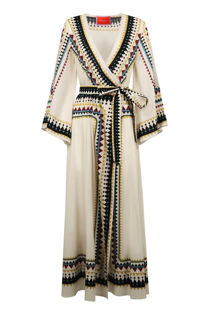 LA DOUBLE J La Doublej Belted Wrap Dress 1