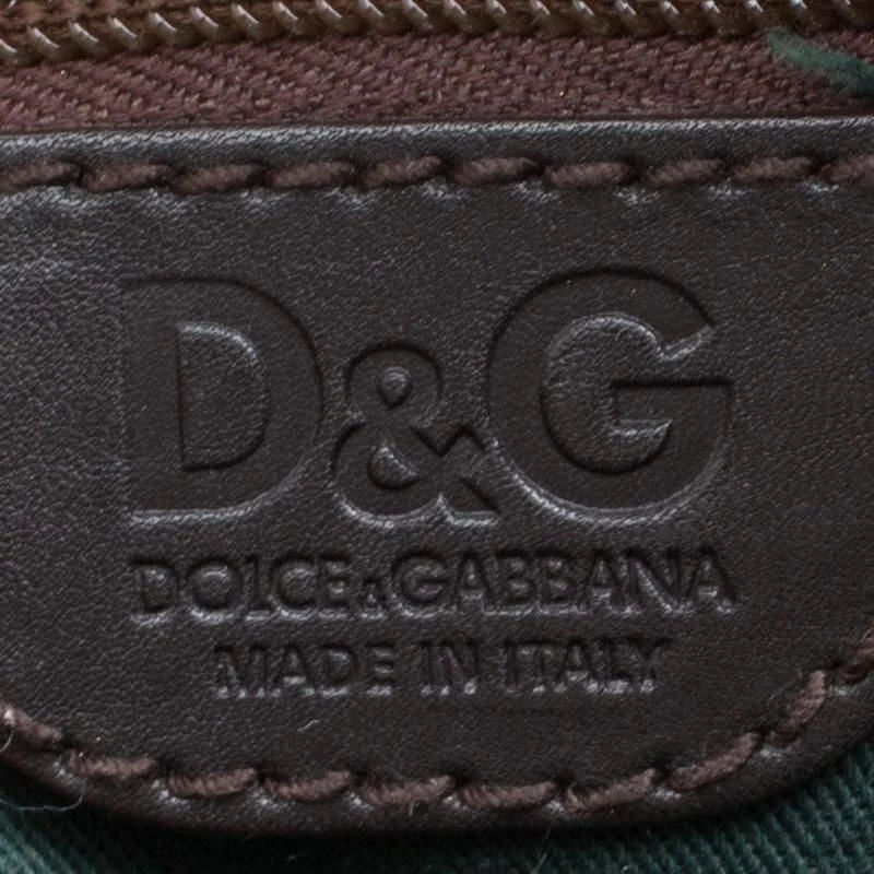 Dolce & Gabbana D&G Multicolor Leather Lily Bowler Bag 8