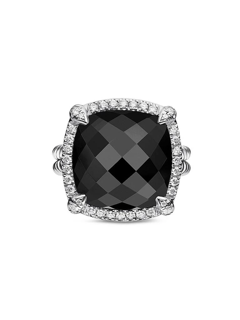 David Yurman Chatelaine® Pavé Bezel Ring With Diamonds 4