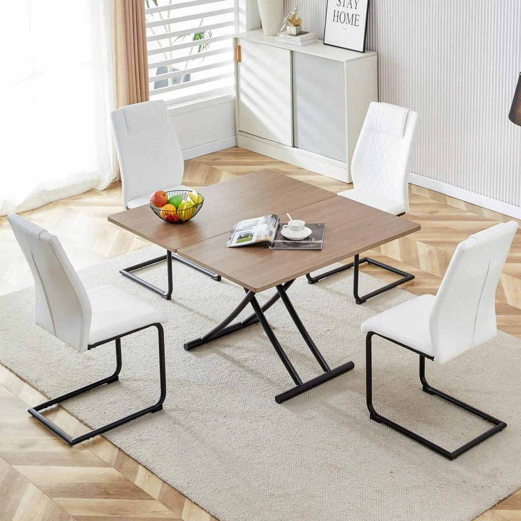 Simplie Fun Modern minimalist multifunctional lifting table 1