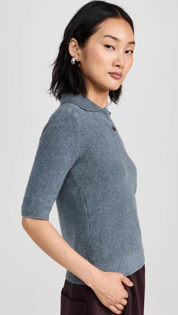 Vince Soft Boucle Short Sleeve Polo 3