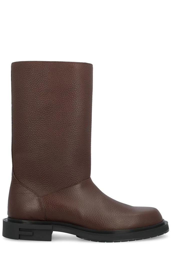 Fendi Fendi Frame Round-Toe Boots 1