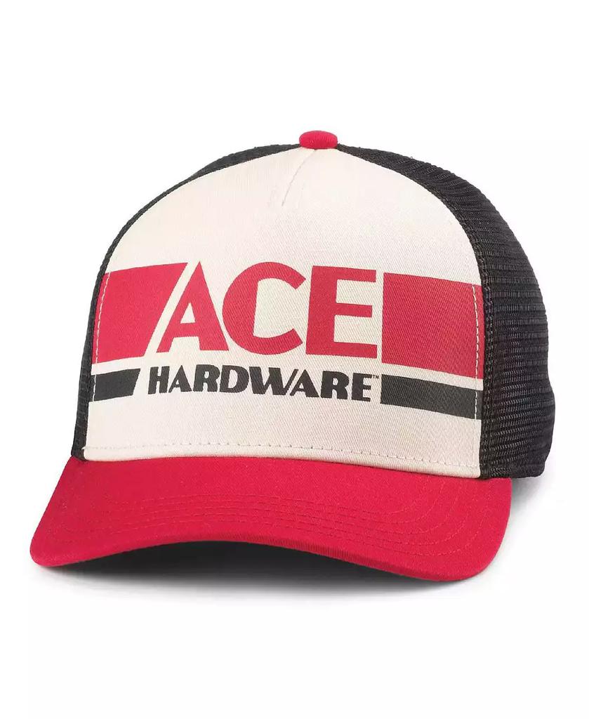 American Needle Men's Natural/Red Ace Hardware Sinclair Adjustable Hat