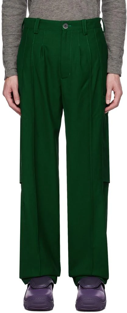 Kiko Kostadinov Green Megara Trousers 1
