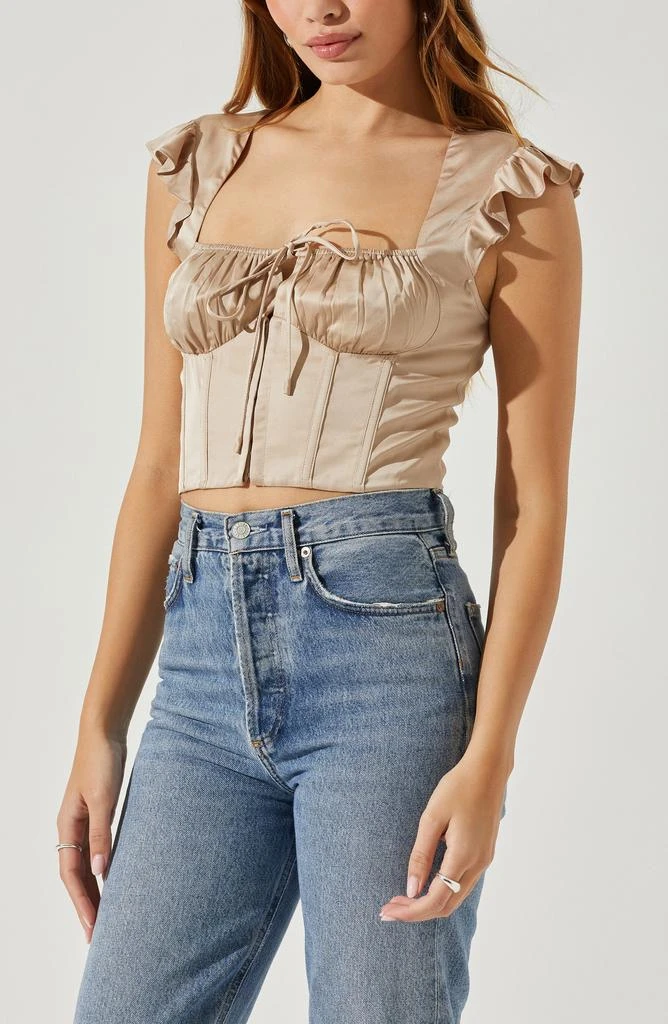 ASTR Milkmaid Cap Sleeve Top 6