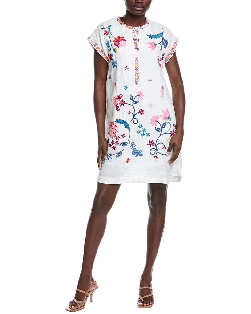Johnny Was Mishti Gauze Shift Dress