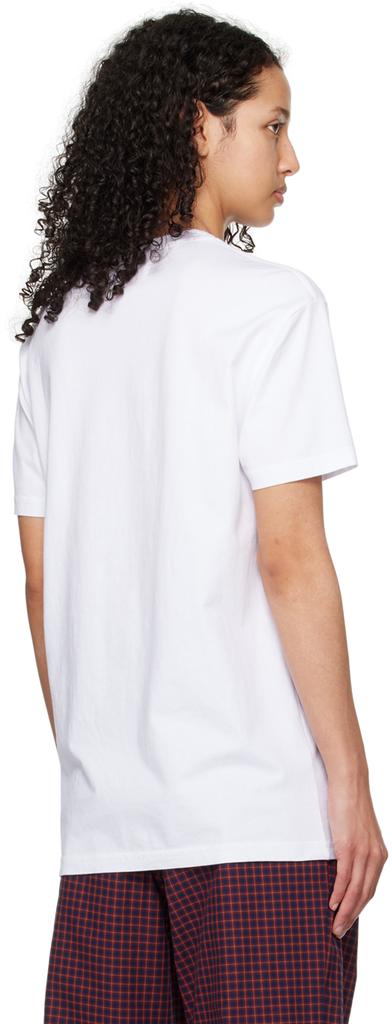【VIVIENNE WESTWOOD】Time Machine T-Shirt White Vivienne Westwood White Time Machine T-Shirt - T-Shirts