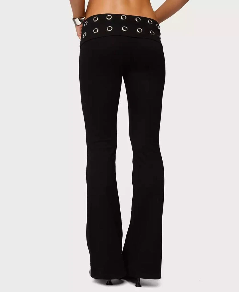 Edikted Women
s Nairobi Grommet Foldover Flared Leggings 2