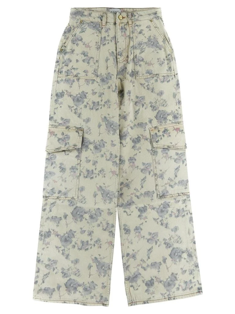 Ganni Floral Jeans 1