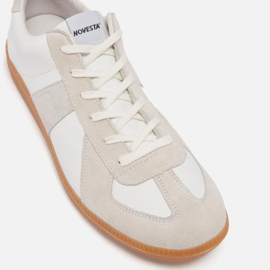 Novesta Men's German Army Leather and Suede Trainers 4