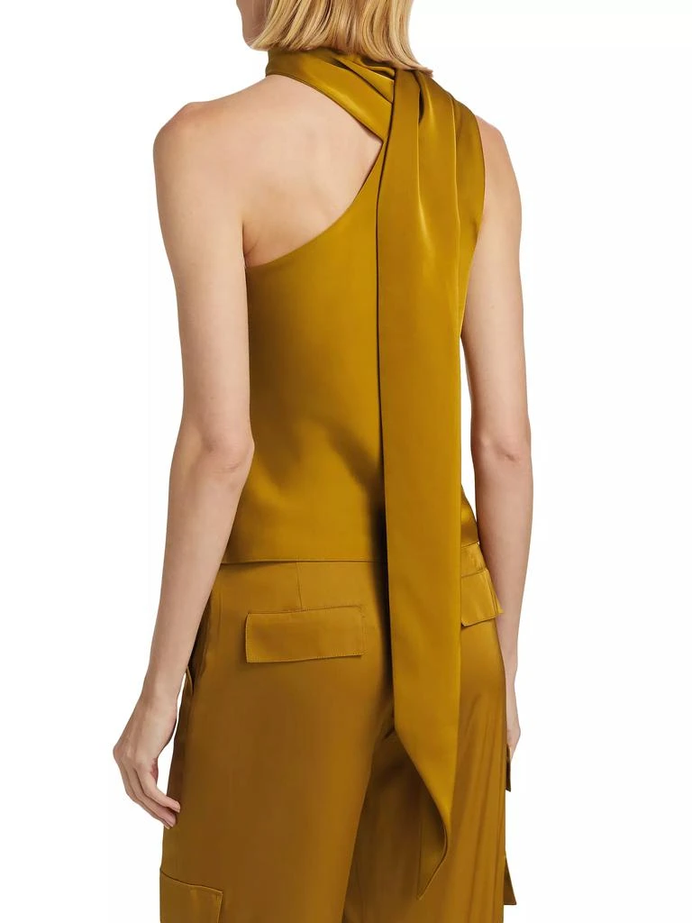 ET OCHS Isadora Sleeveless Asymmetric Satin Top 5
