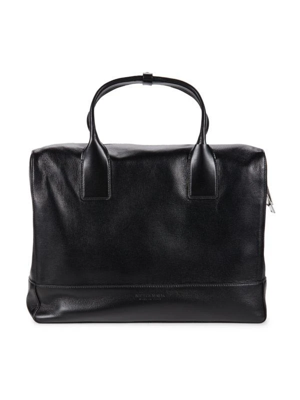 Bottega Veneta Leather Travel Duffel Bag 1
