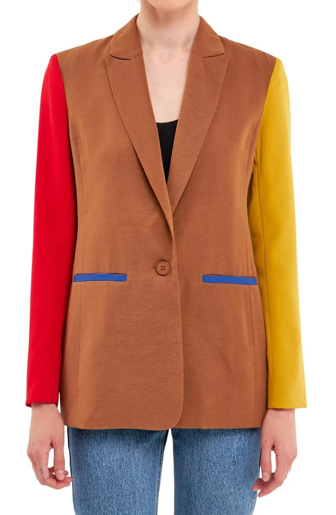 Endless Rose Colorblock Blazer 1