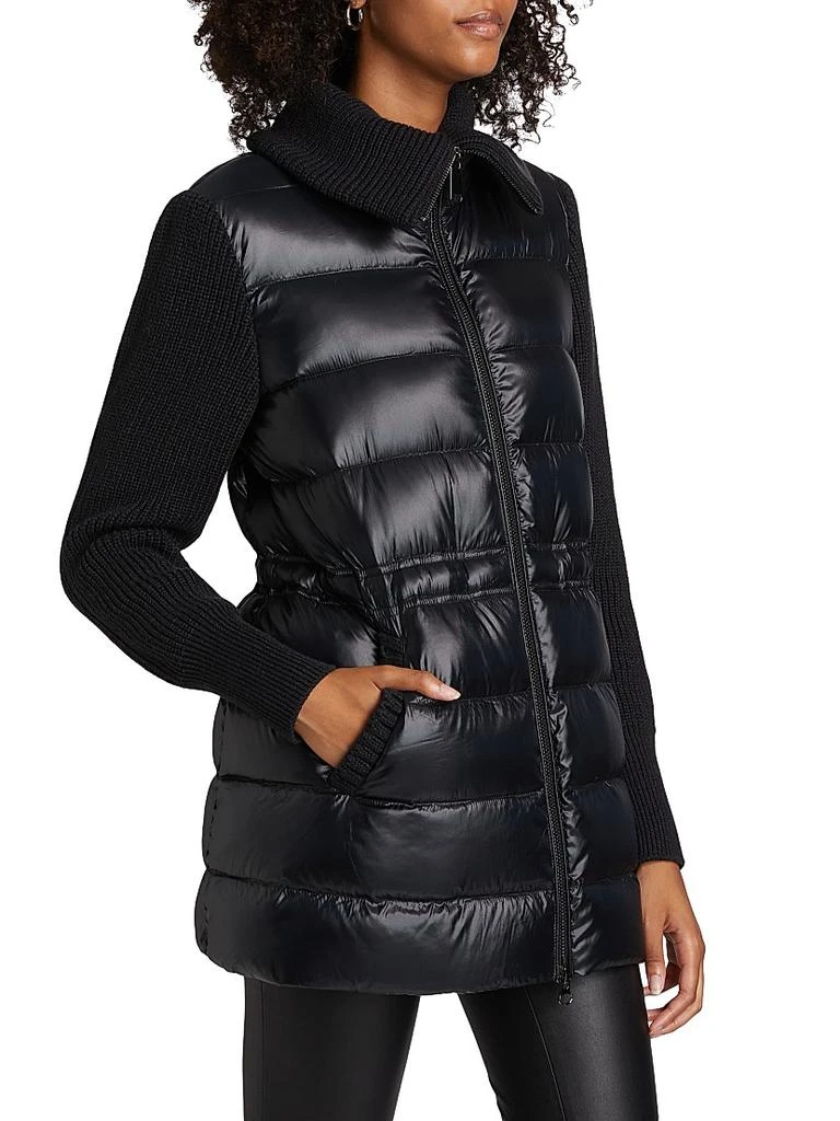 Mercer Collective Mac Mixed-Media Down Coat 4