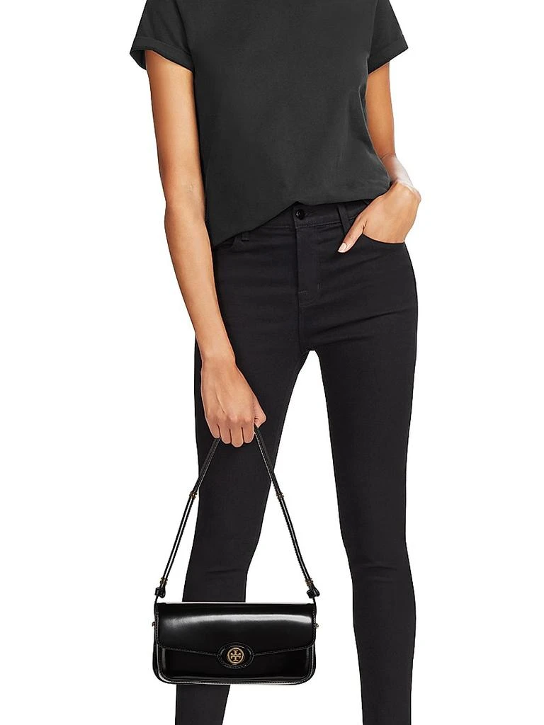 Tory Burch Robinson Spazzolato Leather Crossbody Bag 3