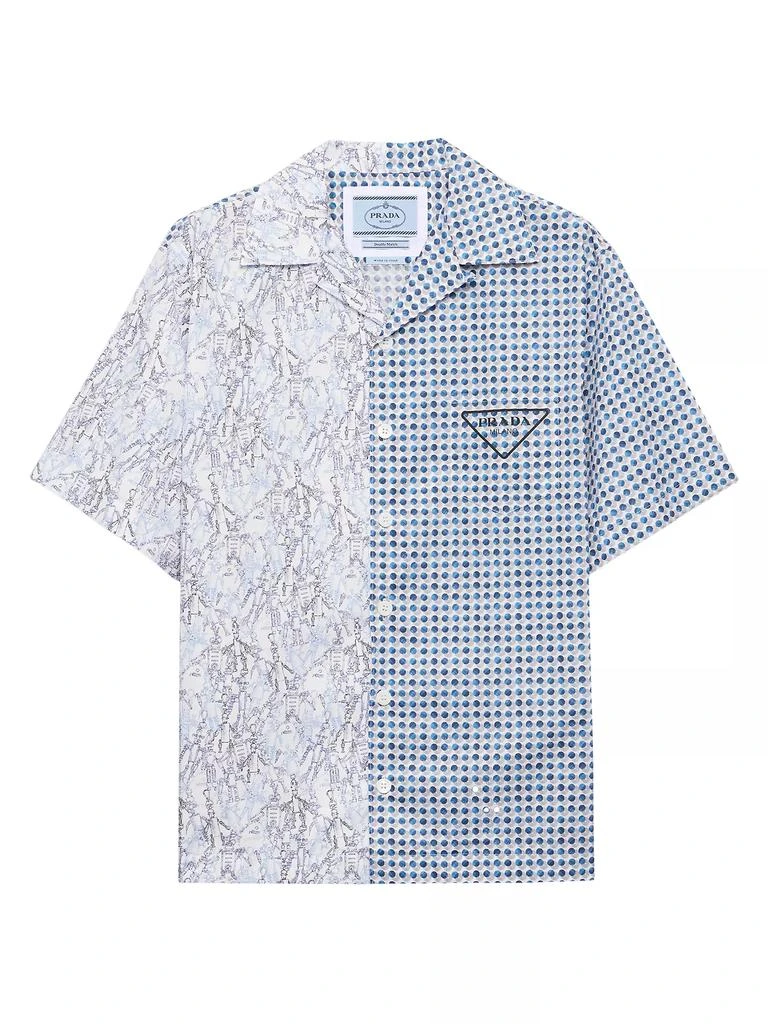 Prada Double Match Cotton Shirt 1