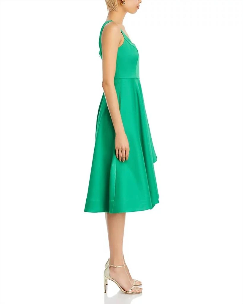 eliza j green dress Pre-Loved Eliza J, Split Neck Shift Dress, Green, Size 6 – Elle & Beck main image 0