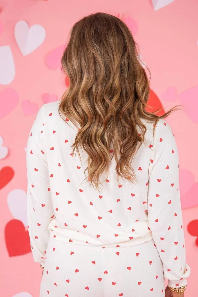 Lovesoft Lovesoft - Hearts Long Sleeve Lounge Pant Set 2