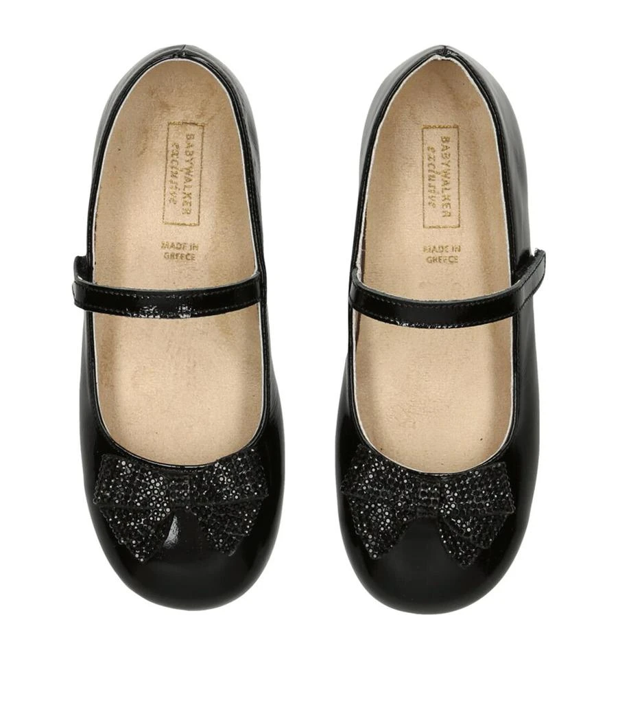 Babywalker Crystal Bow Ballet Flats 4