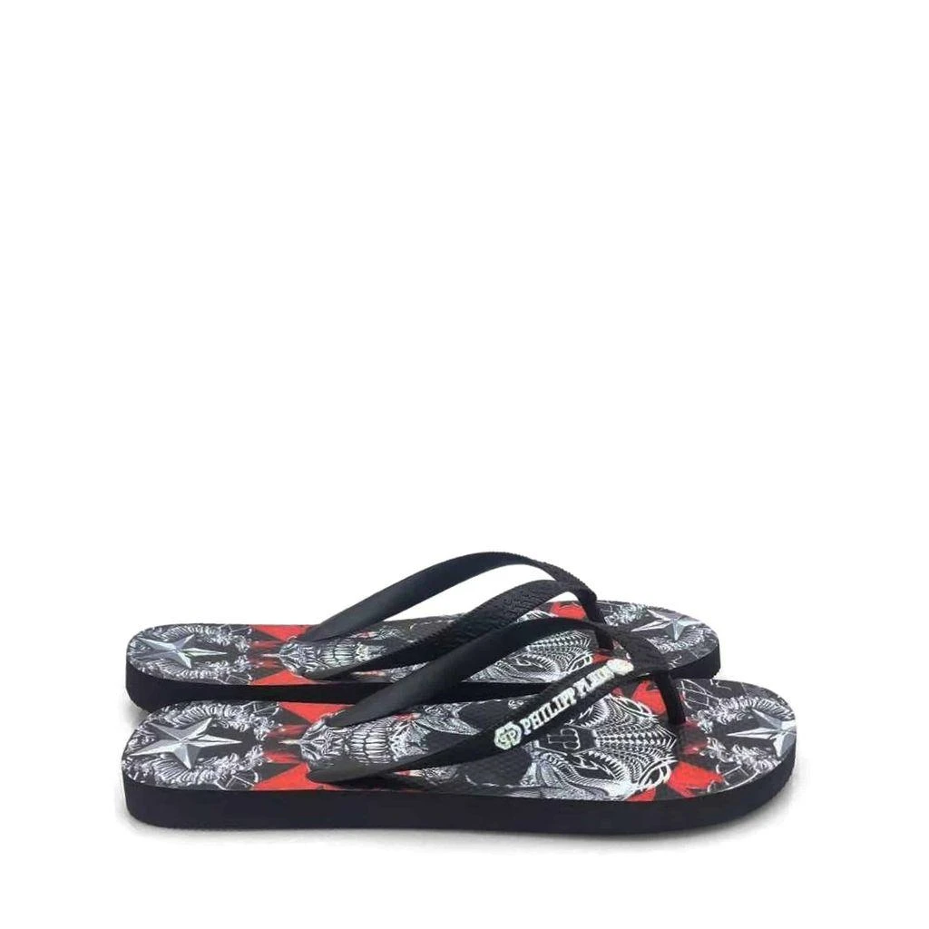Philipp Plein Flip Flops Black Unisex 2