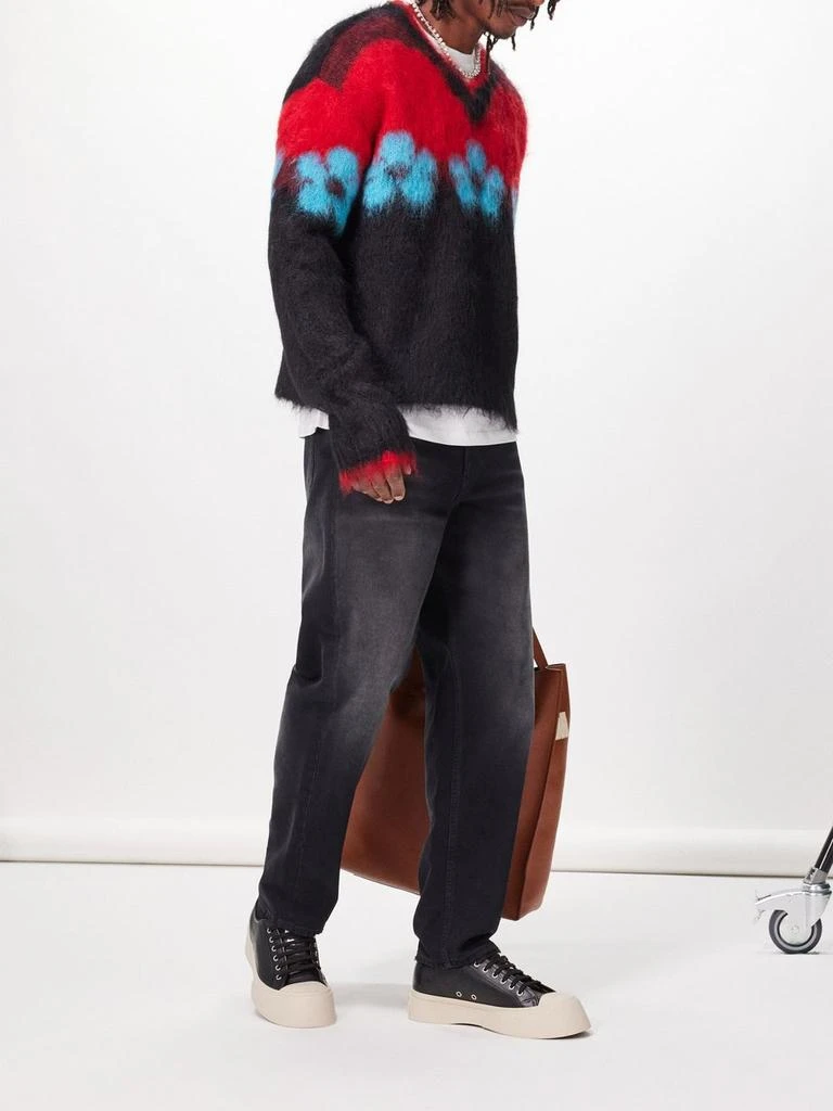 Marni Fuzzy Wuzzy flowers mohair-blend sweater 2
