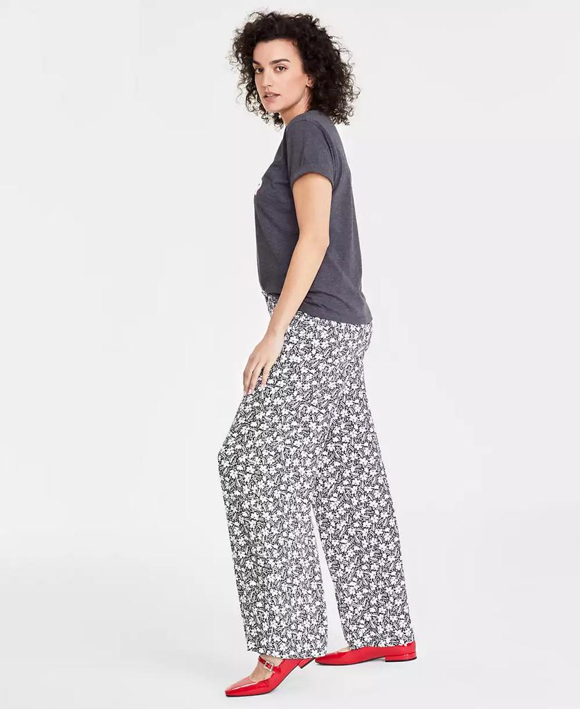 On 34th Women's Printed Wide-Leg Pants, Created for Macy's