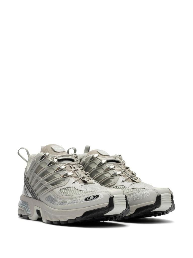Salomon Faux Leather And Mesh Acs Pro Sneakers With Branded Comfort