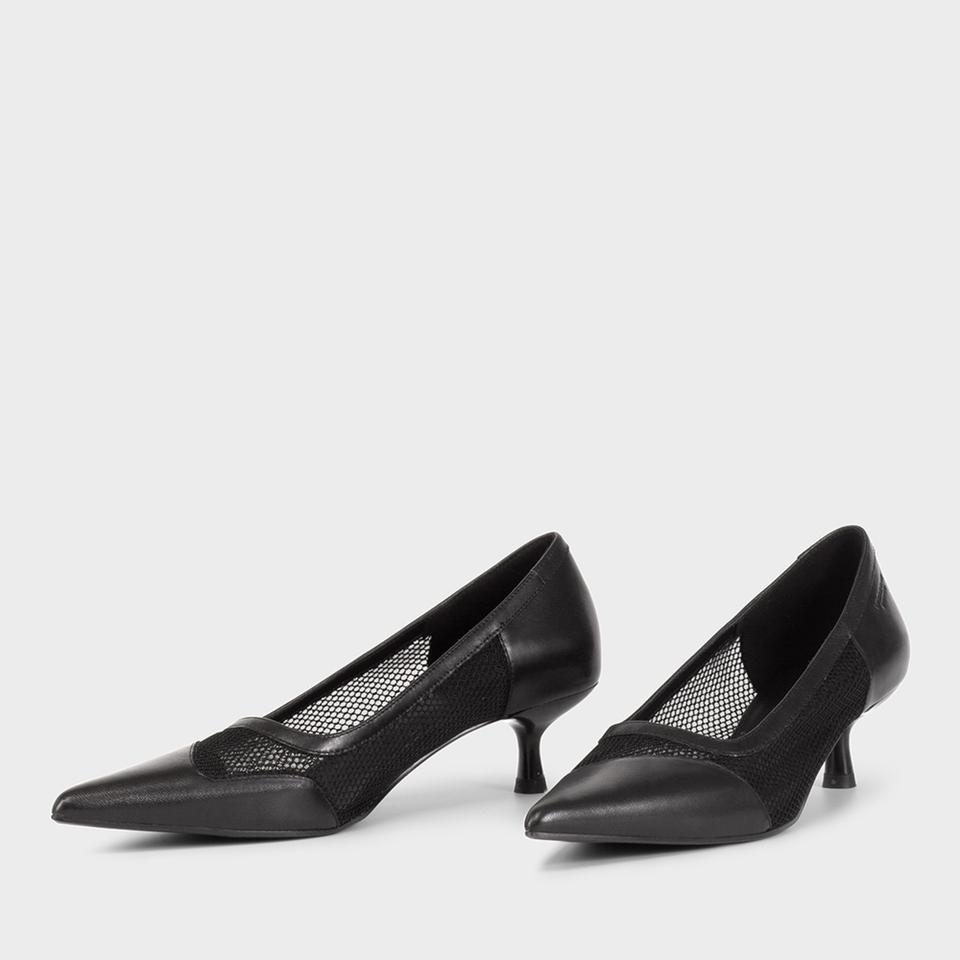 Vagabond VAGABOND WOMEN'S LYKKE LEATHER/MESH KITTEN HEELS