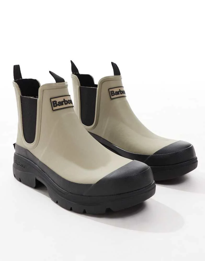 Barbour Barbour Nimbus wellington boots in washed stone 1