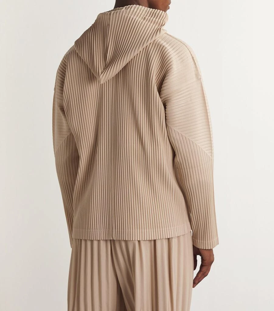 Homme Plissé Issey Miyake Pleated Zip-Up Hoodie 4